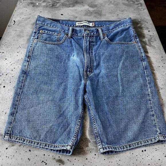 Levi's | Shorts | Levis Dark Blue 55 Denim Shorts Loose Jorts Jean
